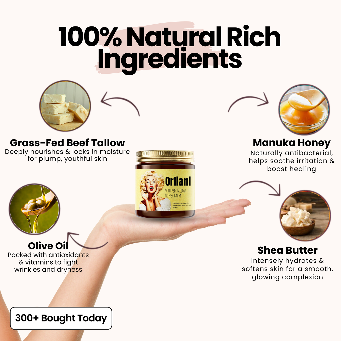 Grass Fed Tallow & Honey Balm